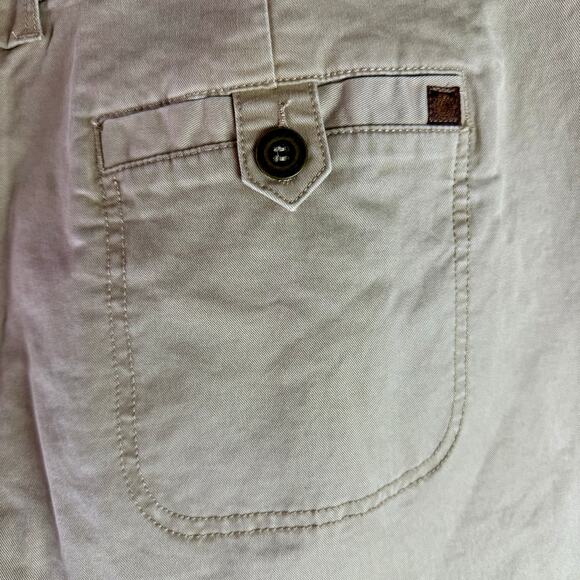 The Territory Ahead Men's 42 Mission Comfort Khaki Tan Flat Front Chino Pants - Picture 7 of 9